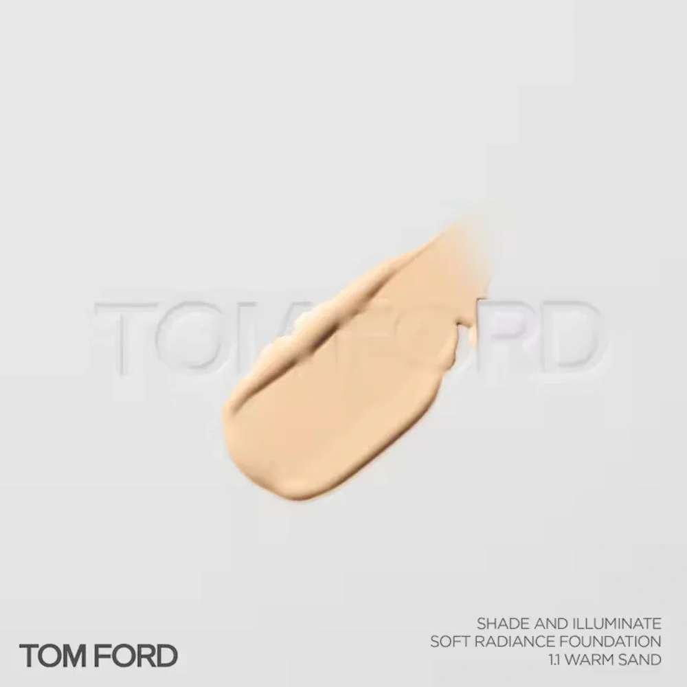 TOM FORD Shade & Illuminate Soft Radiance SPF 50 Liquid Foundation 1.1 Warm Sand